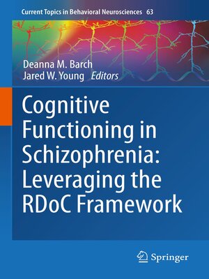 cover image of Cognitive Functioning in Schizophrenia